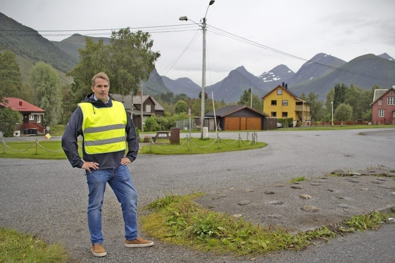 Gunvald Fauske som bussvakt